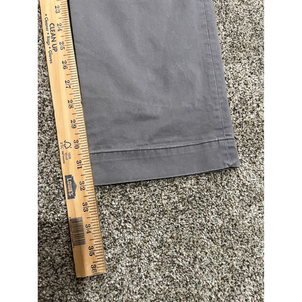 Polo Ralph Lauren Mens Stretch Straight Fit Chino Pants Gray 36x32 Cotton Twill - Picture 7 of 10